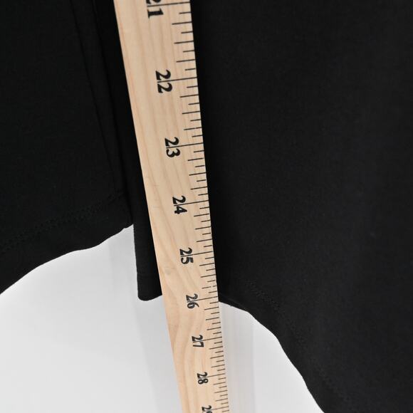 EILEEN FISHER Womens Pants Size L Classic Black Straight Leg Trousers Corpcore - Picture 11 of 11